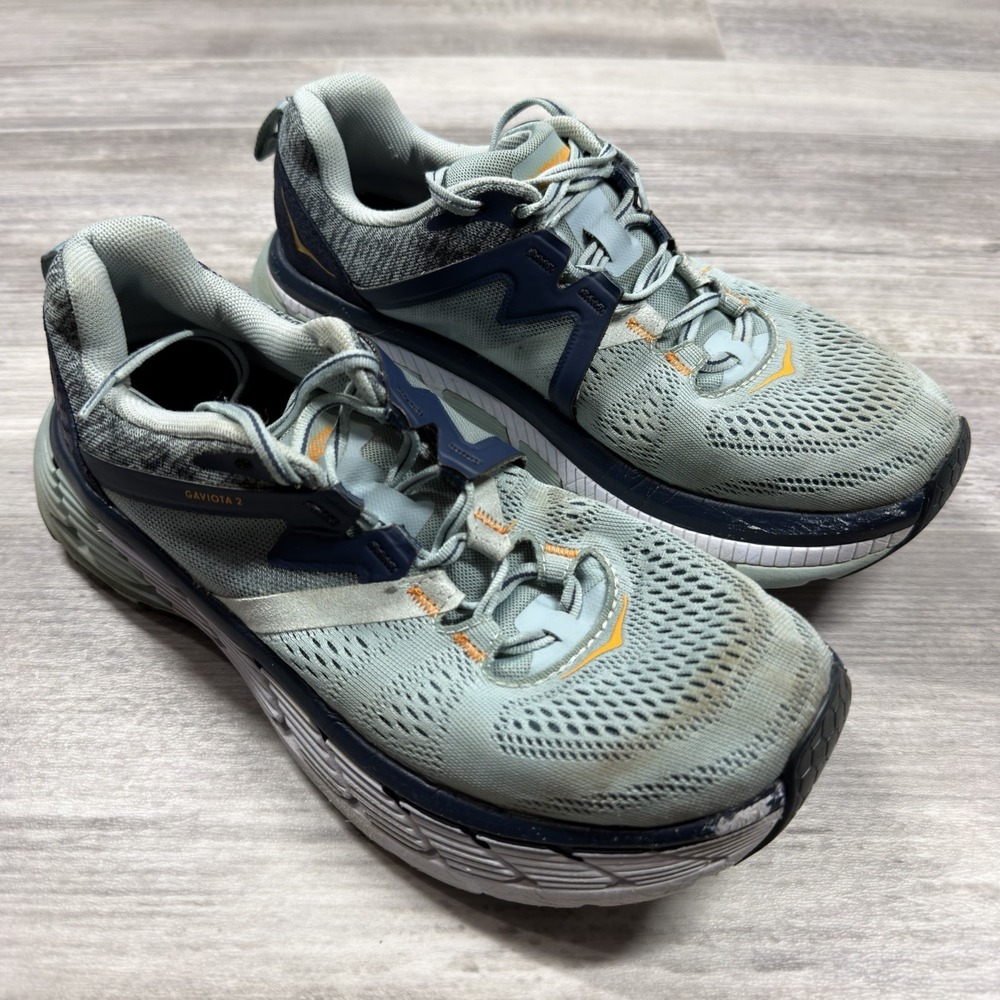 Hoka One One Gaviota 2 Women's Running Shoes Sz 10 Moonlit Ocean/Blue Haze‎ FAIR
